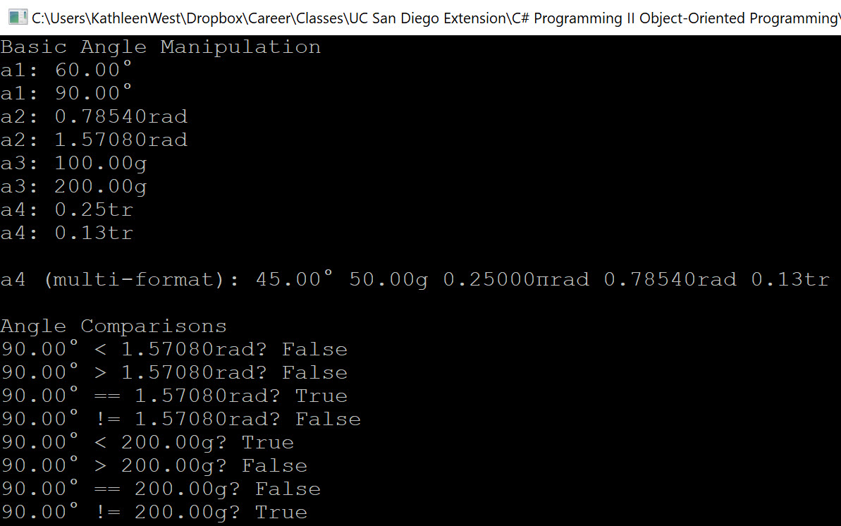 console output part 1