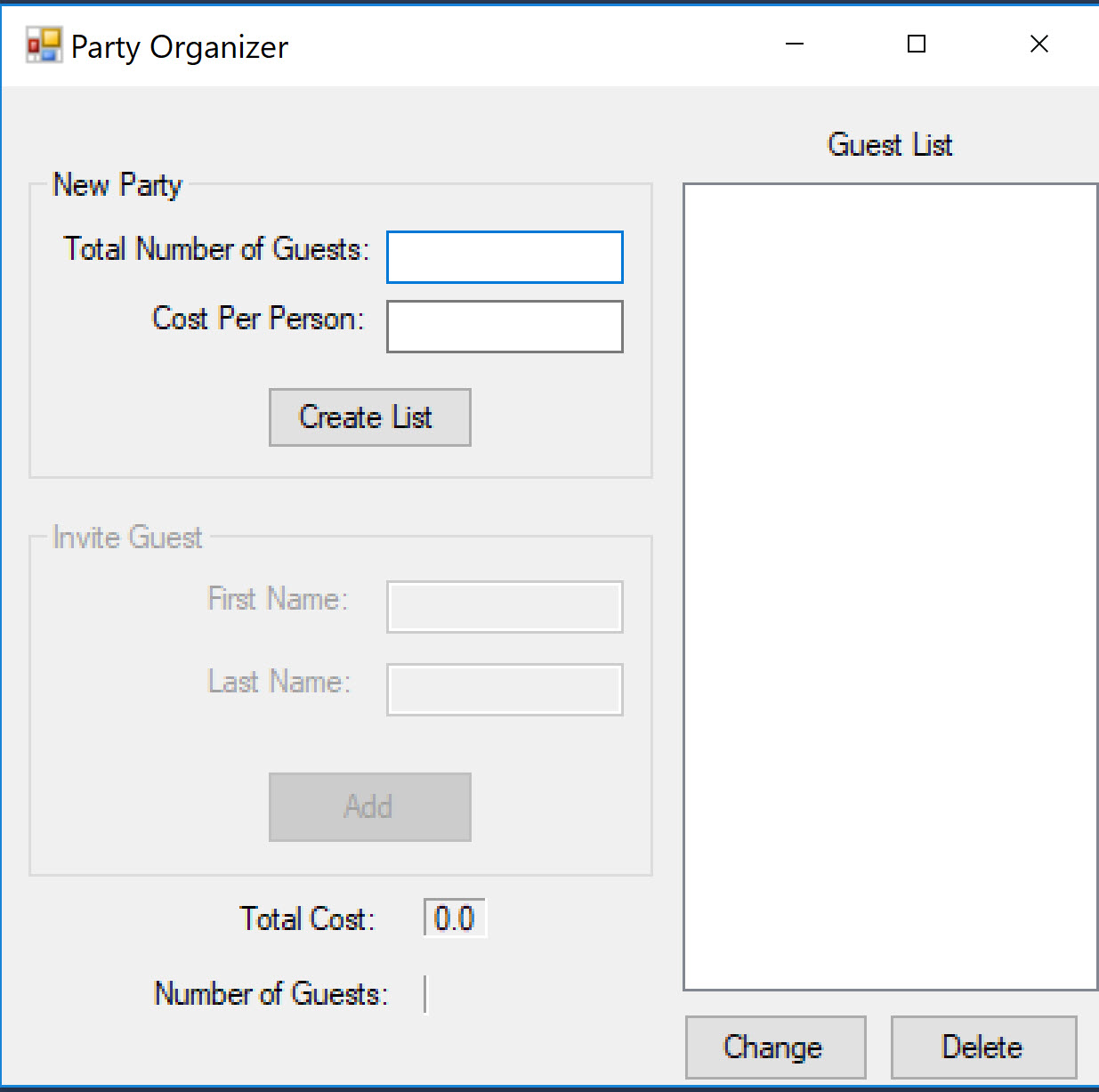 Main Application Window